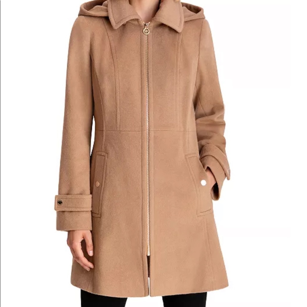 Micheal Kors wool brown coat. Size XS